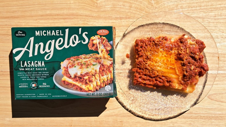 Michael Angelo's lasagna on plate