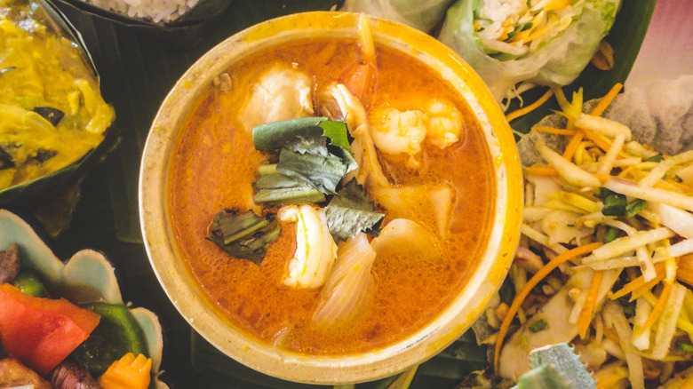 bowl of Cambodian soup