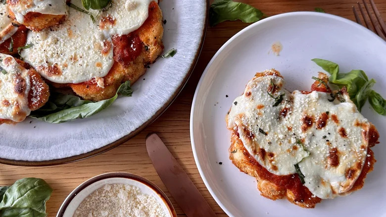 Crispy Cauliflower Parmesan