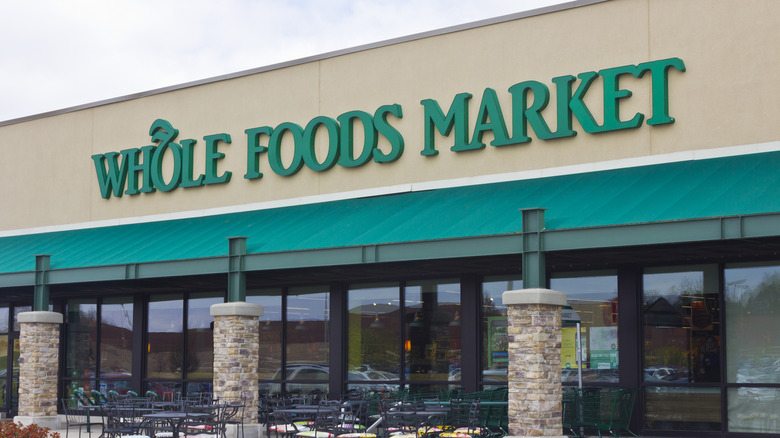 The exterior of a Whole Foods Market