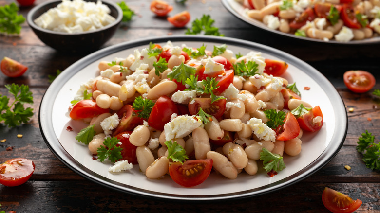 white bean salad