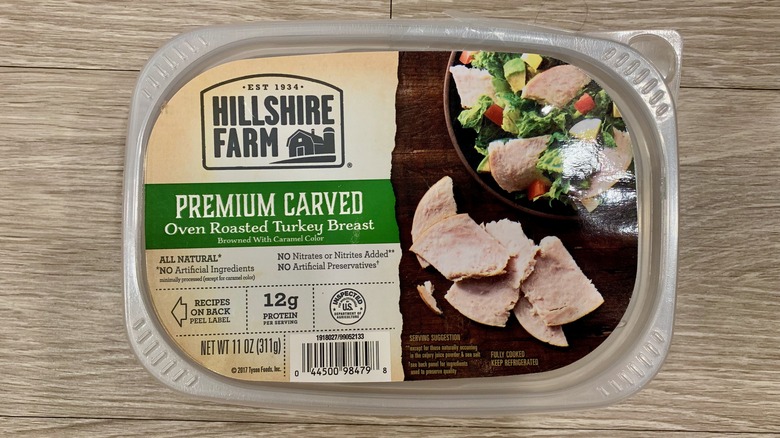 Hillshire Farm premium turkey container