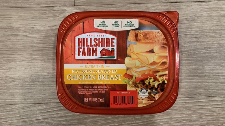 Hillshire Farm Rotisserie Chicken container