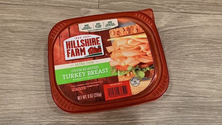 Hillshire Farm turkey container