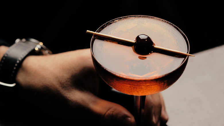 Classic Manhattan cocktail