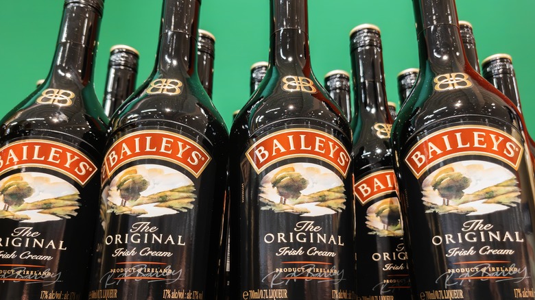 numerous bottles of Baileys