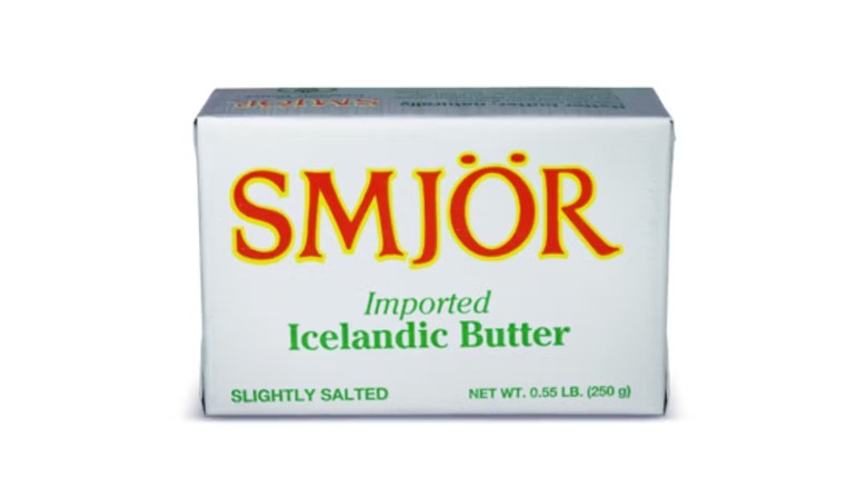 package of Smjör Icelandic butter