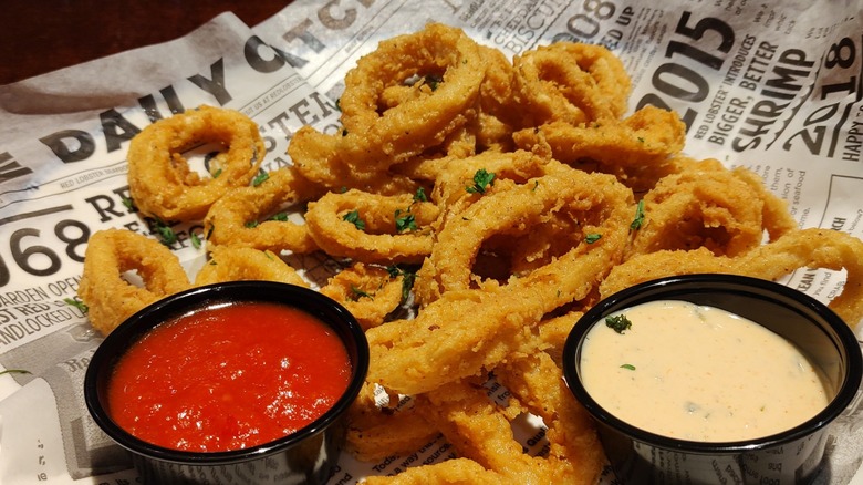 fried calamari ranch marinara