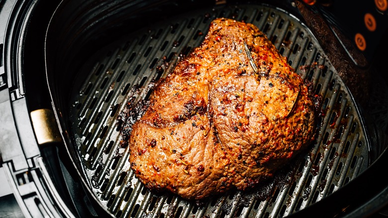 Air fried steak