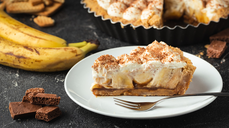 slice of Banoffee pie