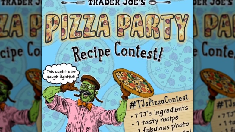 Pizza party recipe contest announcement