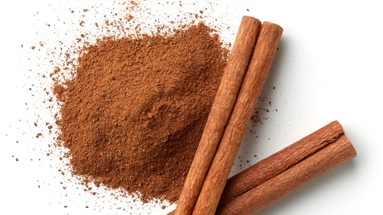 Heaps of cinnamon