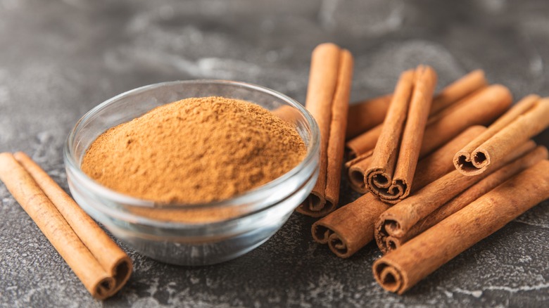 Heaps of cinnamon