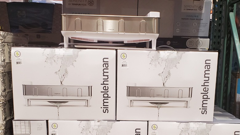 SimpleHuman Stainless Steel Frame Dish Racks at Costco