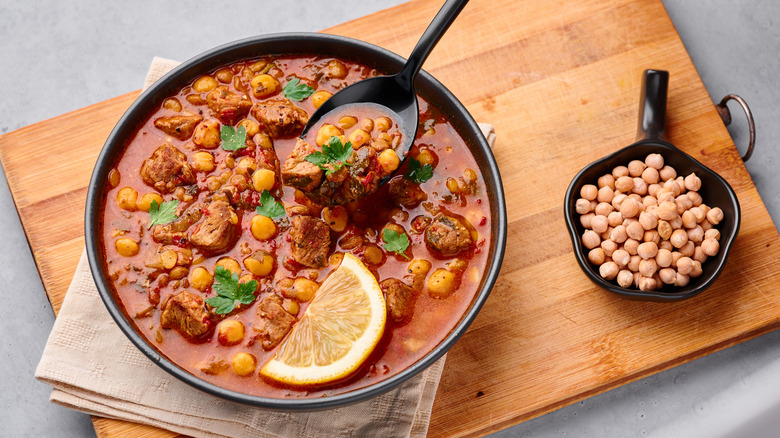 bowl of Moroccan harira