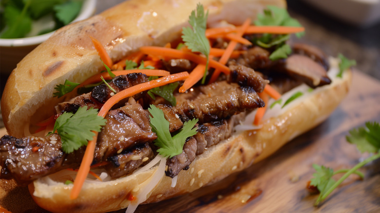 Banh Mi on a baguette