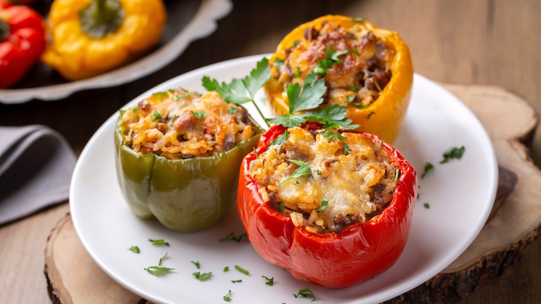 Stuffed bell peppers