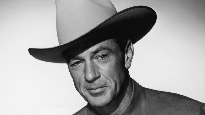 Gary Cooper wearing a hat