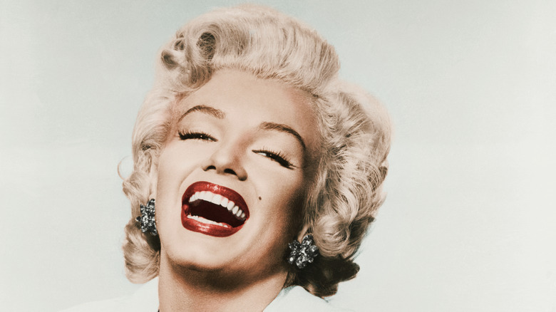 Marilyn Monroe laughing