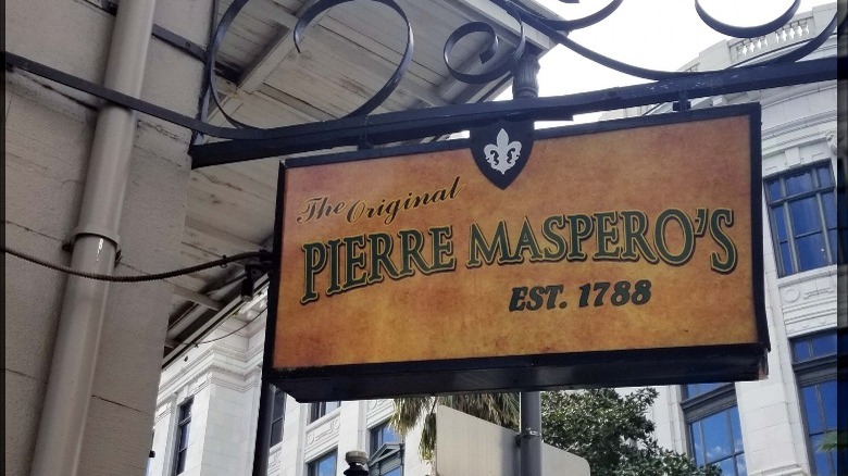 Pierre Maspero's sign