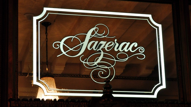 Sazerac bar sign