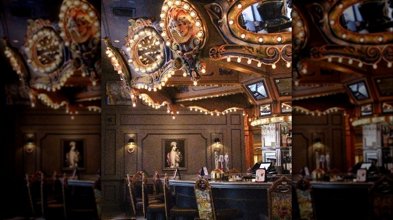 The Carousel Bar stools detailing