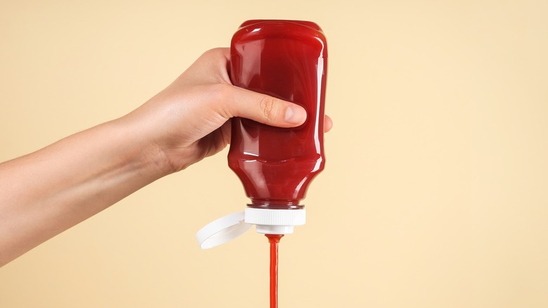 Bottle of ketchup