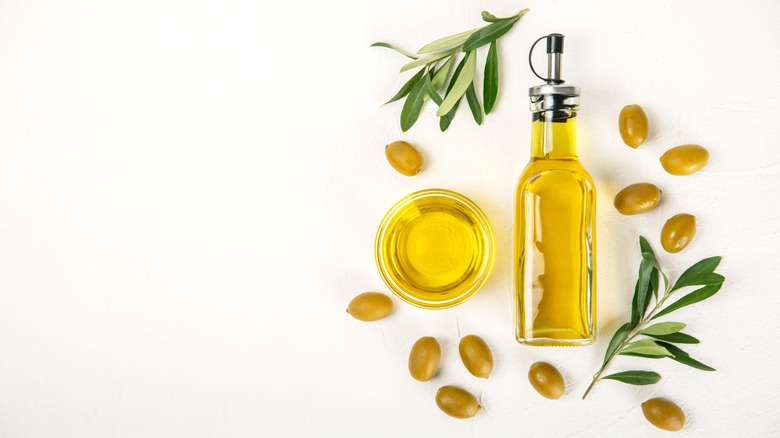 Bottle of olive oil