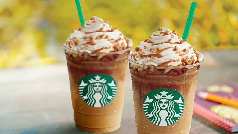 Caramel Ribbon Crunch Frappuccino