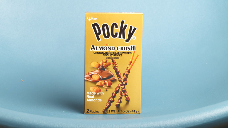 Golden box of textured Pocky