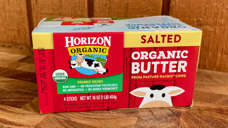 Horizon Organic butter package