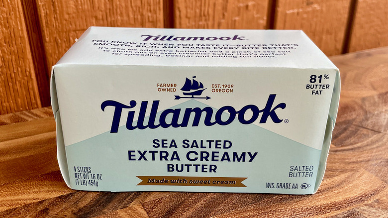 Tillamook butter package