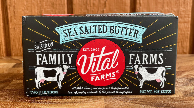 Vital Farms butter package