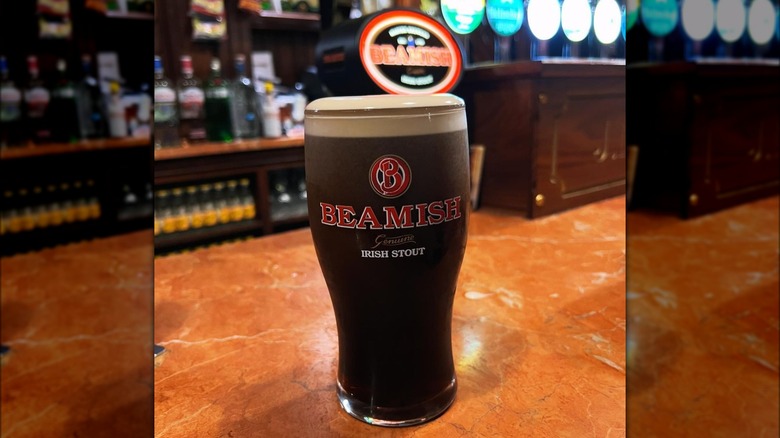 pint of beamish irish stout