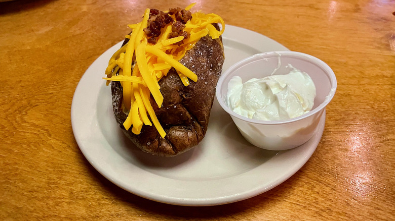 Loaded baked potato sour cream