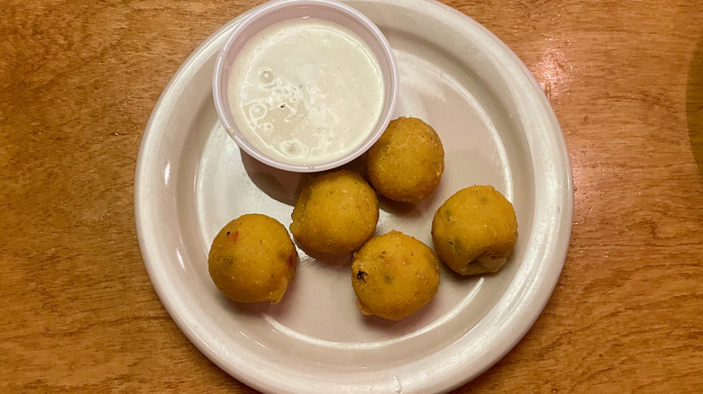 Rattlesnake Bites with Cajun sauce