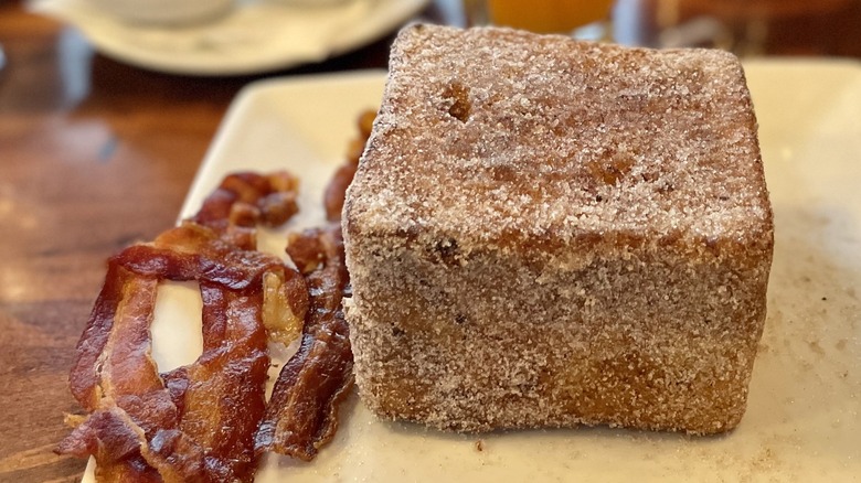 Tonga Toast with bacon