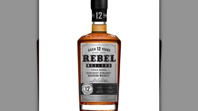 Rebel Reserve 12 Single Barrel bottle