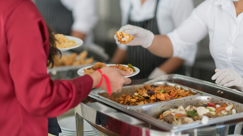 ordering multiple plates at dining hall