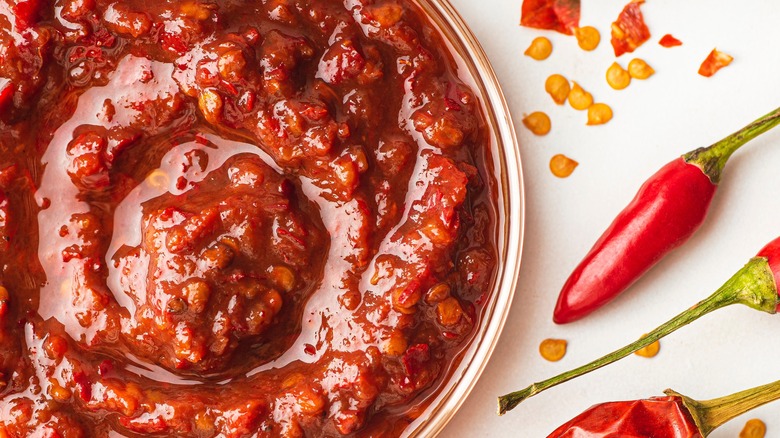 Harissa Paste in bowl