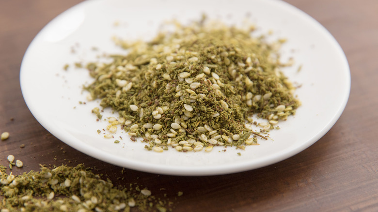 za'atar on plate