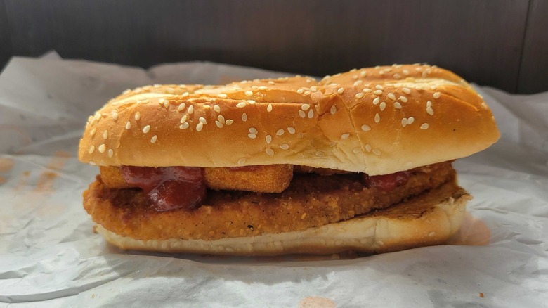 Burger King Chicken Parm sandwich