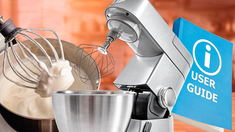 stand mixer with user guide