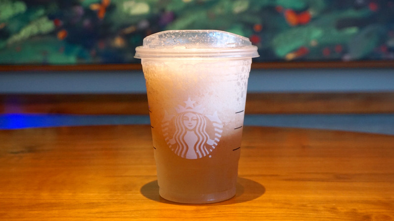 Starbucks peach slushie secret drink