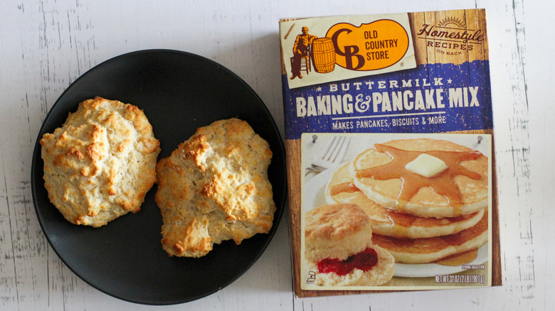 Cracker Barrel biscuits with mix