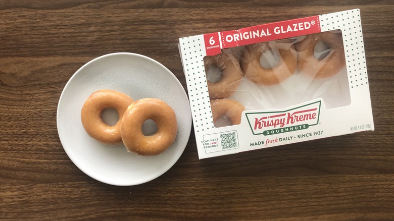 Krispy Kreme glazed donuts