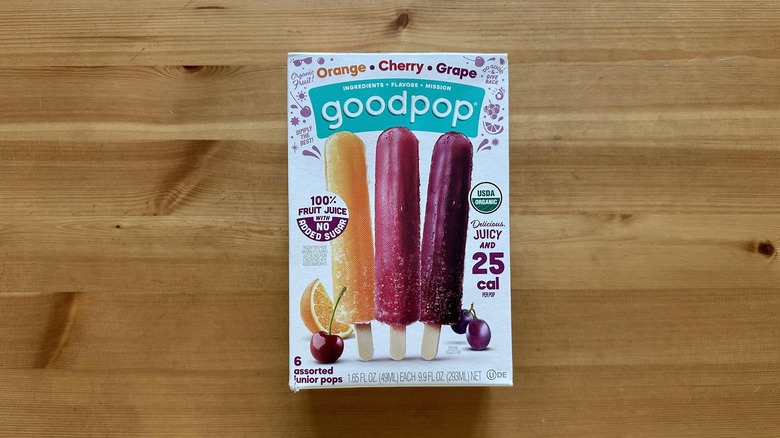 box of GoodPop frozen treats