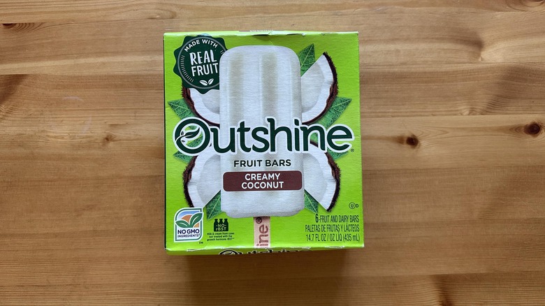 box of Outshine Fruit Bars