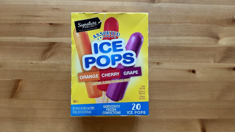 Signature Select Ice Pops box