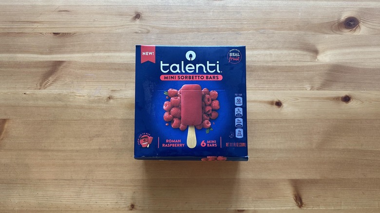 Talenti Mini Sorbetto Bars box